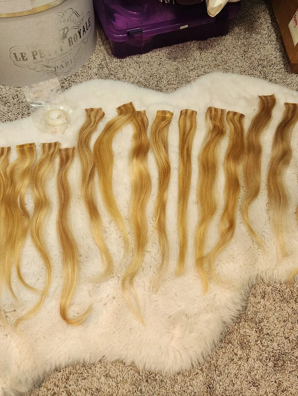 Blonde Tape-In Remy Human Hair Extensions – Natural Blonde
